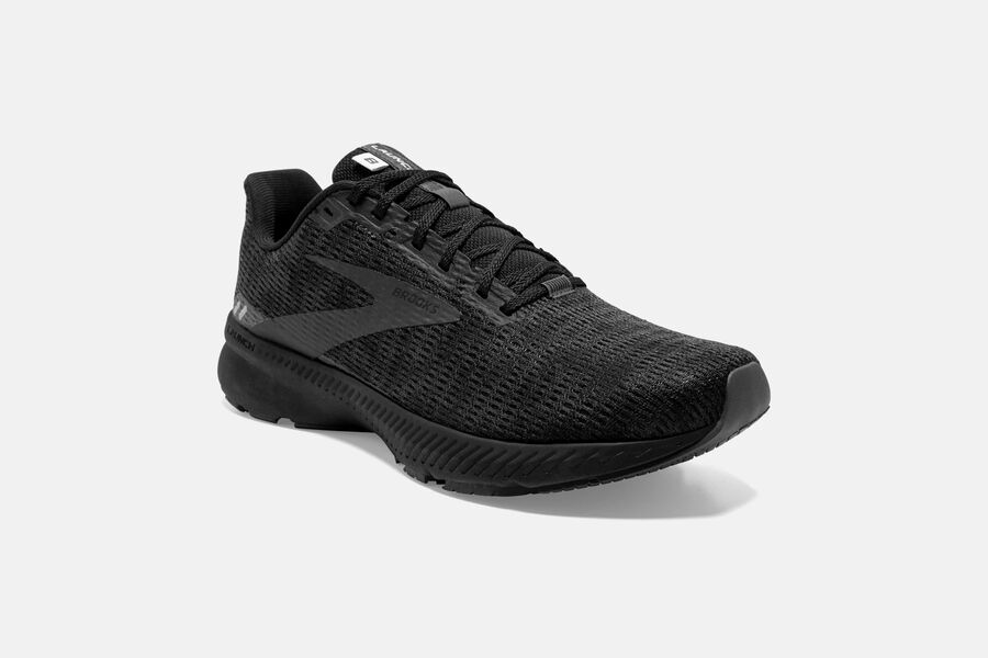 Brooks Running Shoes - Launch 8 Road Mens - Black - IHG-603714